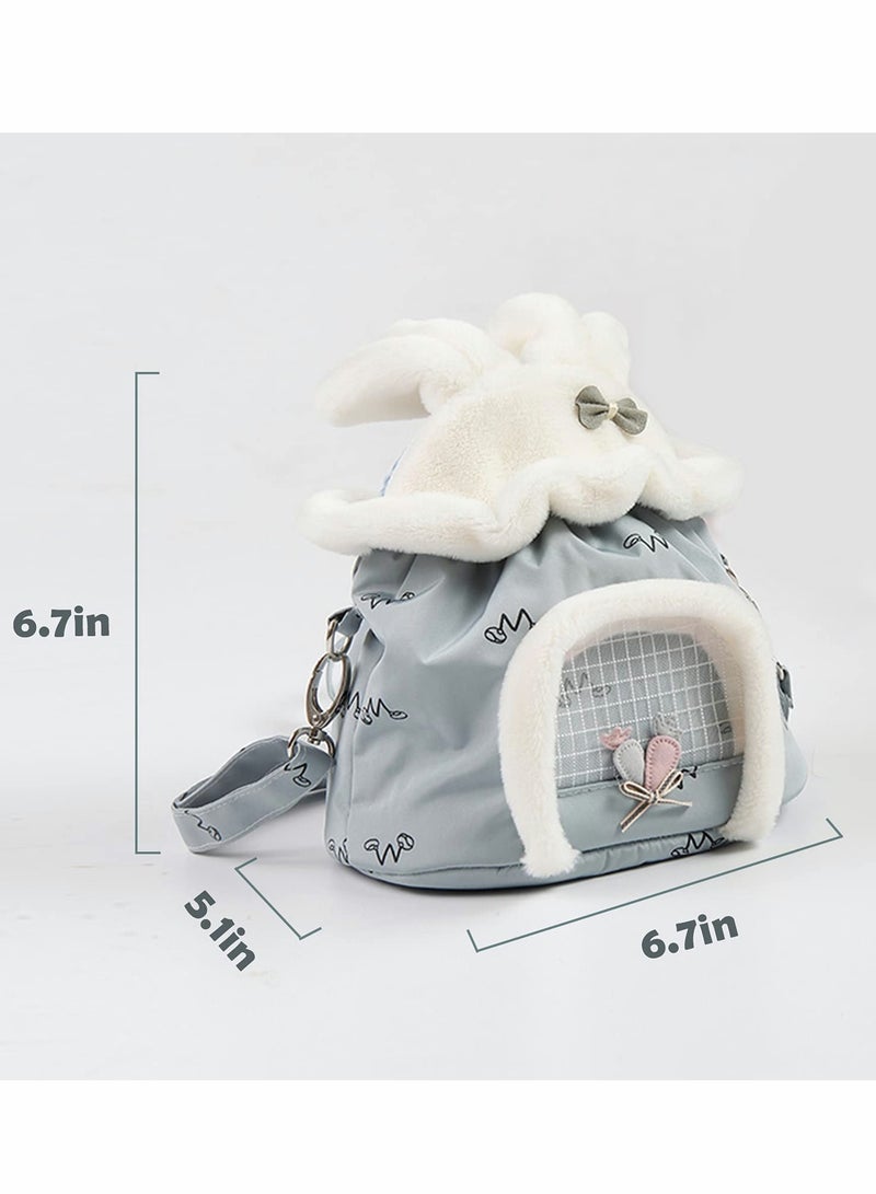 Outdoor Portable Pouch Hamster Travel Bag Small Animal Carrier Sugar Glider Hamster Squirrel Small Animal Outgoing Bag