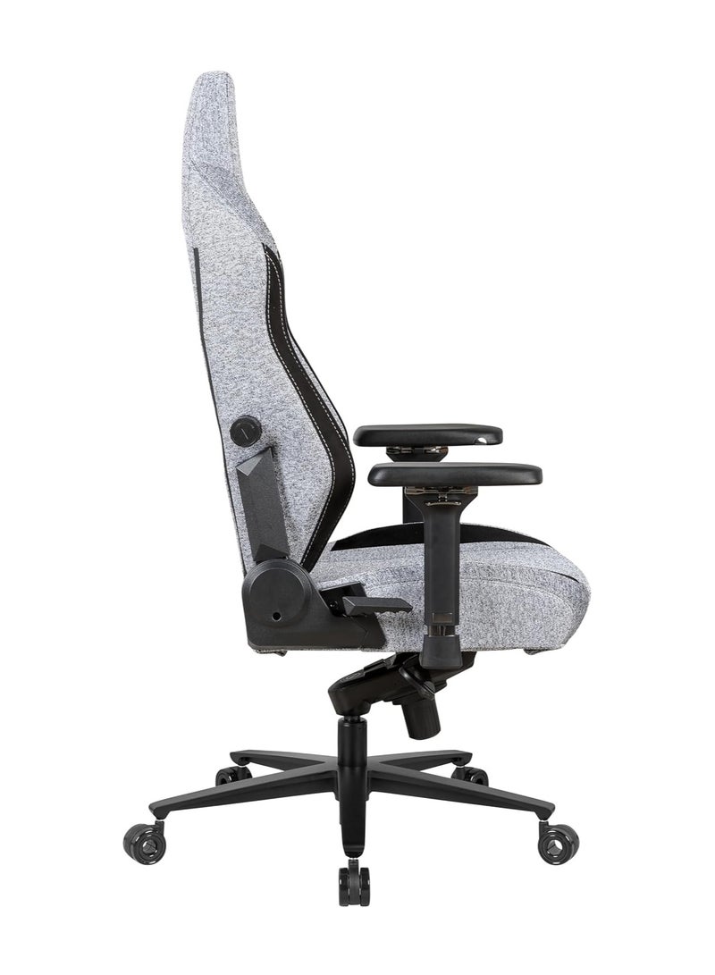 APEX PRO High Back Computer Gaming Chair with Magnetic Swappable Armrests Lumbar Pillow Magnetic Headrest by NAVO Ultra Grey
