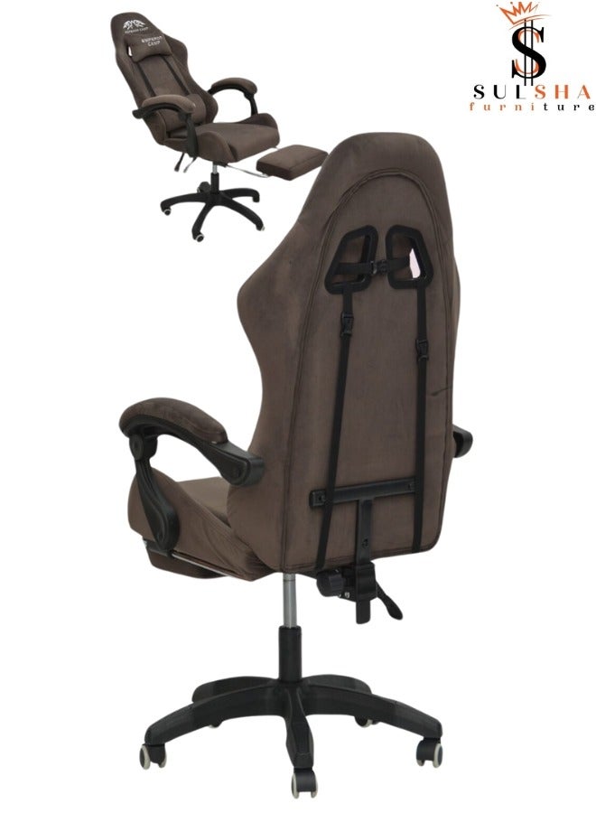 Executive Ergonomic Computer Desk Chair for Office and Gaming with headrest back comfort and lumbar support