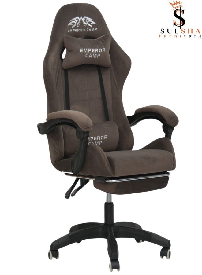 Executive Ergonomic Computer Desk Chair for Office and Gaming with headrest back comfort and lumbar support