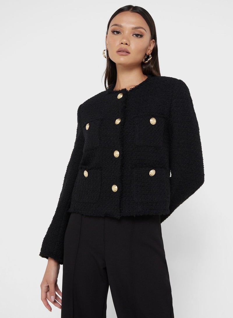 Button Detail Jacket