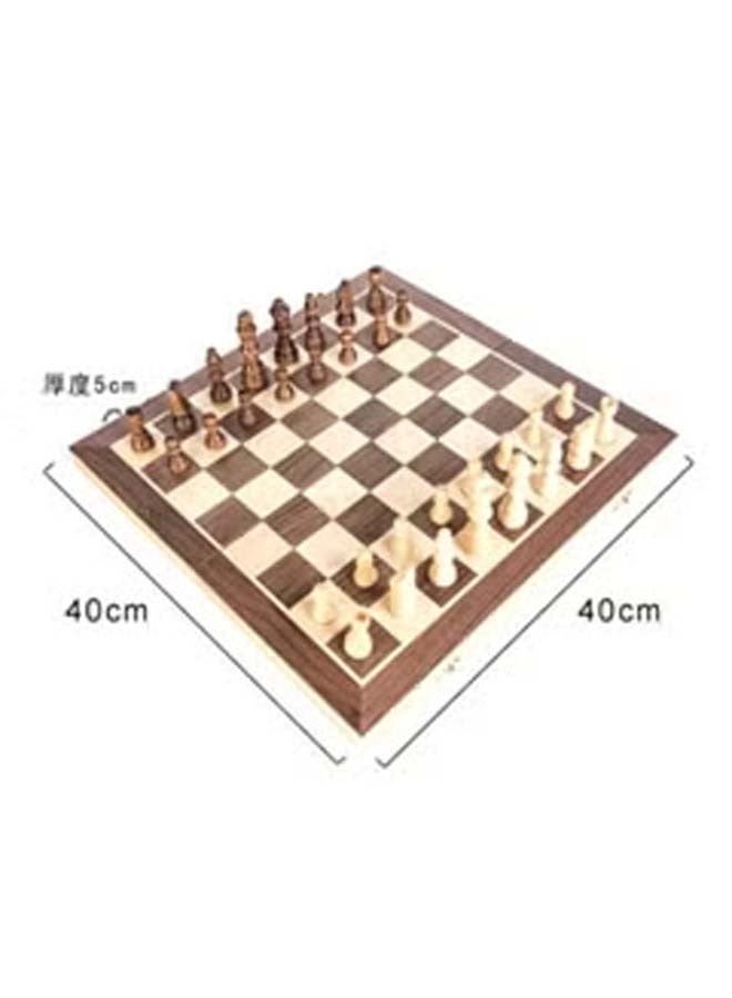 Wooden Chess Board Sturdy And Durable Construction Rich Detailed Design 40x40x5cm