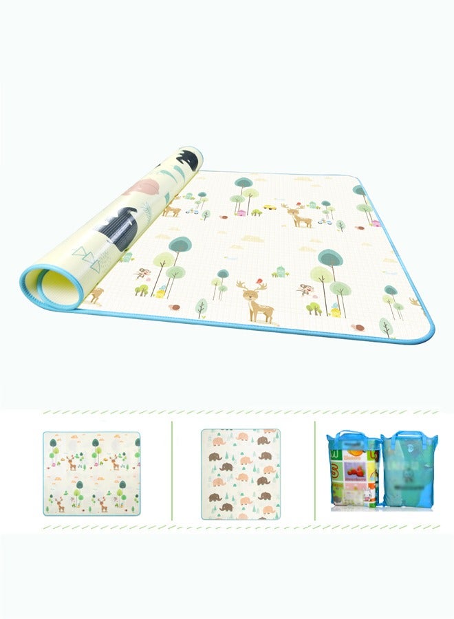 1-Piece Double Sided 200X180X1cm Play Mat Baby Rugs Living Room Kids Children's Carpet