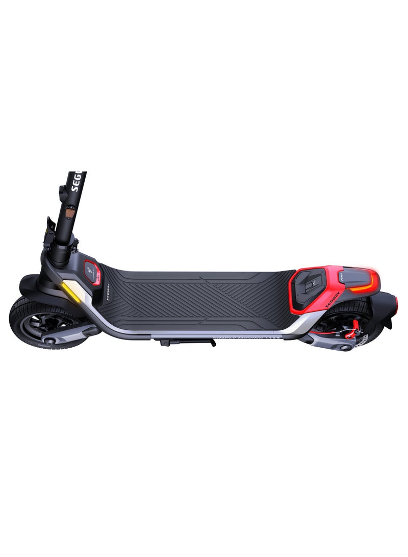 Segway Ninebot Electric KickScooter P100SU- 650W Motor, 100km Range & 30KMH, 10.5'' Tires, Dual Suspension & Brakes, W. Capacity 265lbs, Commuter E Scooter for Adults