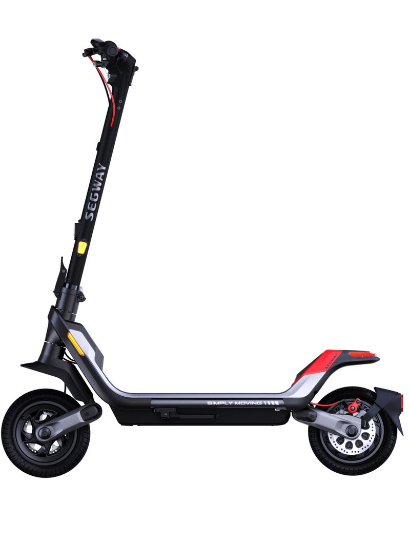 Segway Ninebot Electric KickScooter P100SU- 650W Motor, 100km Range & 30KMH, 10.5'' Tires, Dual Suspension & Brakes, W. Capacity 265lbs, Commuter E Scooter for Adults