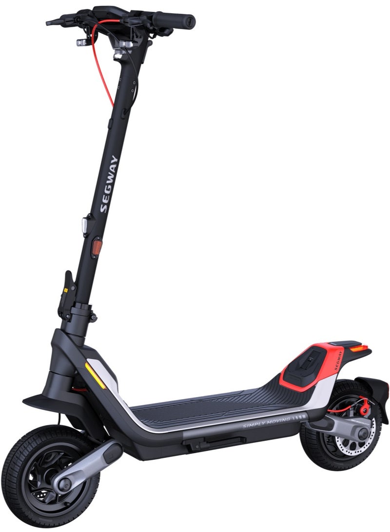 Segway Ninebot Electric KickScooter P100SU- 650W Motor, 100km Range & 30KMH, 10.5'' Tires, Dual Suspension & Brakes, W. Capacity 265lbs, Commuter E Scooter for Adults