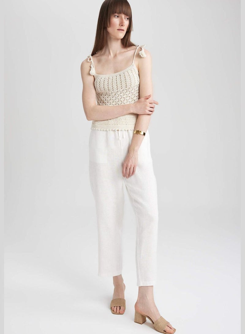 Woman Jogger Fit Woven Trousers