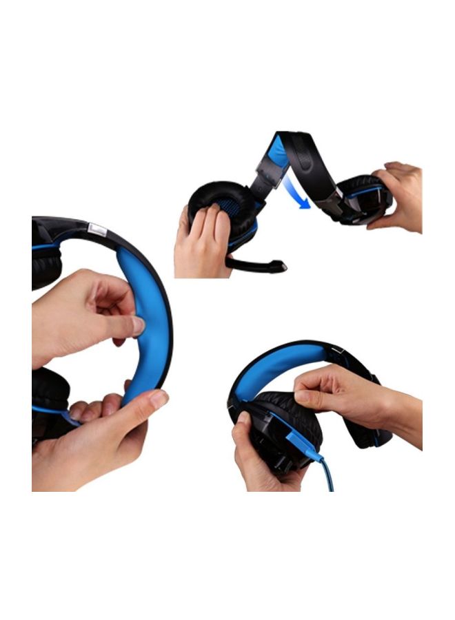 Wired Over-Ear Gaming Headset With Mic For PS4/PS5/XOne/XSeries/NSwitch/PC