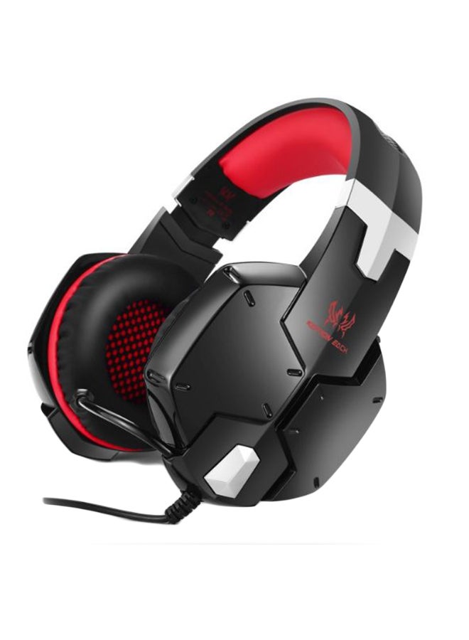 G1200 Wired Over-Ear Gaming Stereo Headphones With Mic