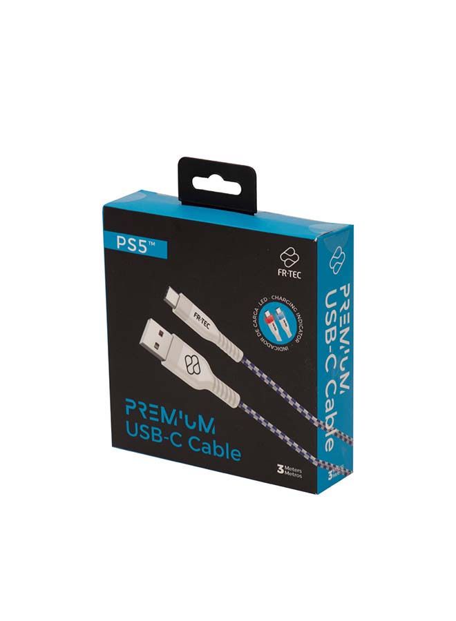 FR-TEC PREMIUM USB-C CABLE FOR PLAYSTATION 5 3 METERS