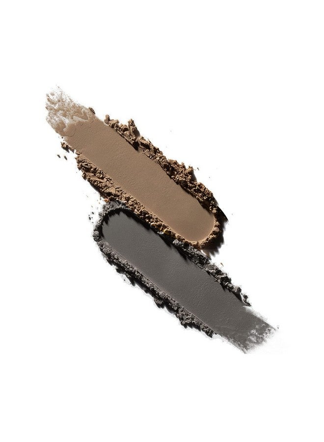 Eyebrow Powder, 2Color Eyebrow Palette Makeup To Enhance & Define Brows, Eyebrow Color Powder With Mirror For Neutral Eye Makeup