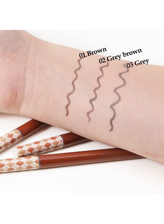 Liquid Eyebrow Pen, Micro Brow Pen0.01Mm Precision Tip, Eyebrow Filler Pencil Creates Natural Eyebrow Makeup Long Lasting