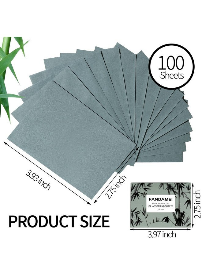 600 Counts Oil Blotting Sheets With Bamboo Charcoal, Fandamei Blotting Paper For Oily Skin, Oil Control Film, Oil Absorbing Sheets, Oil Absorbing Tissues, Bamboo Charcoal