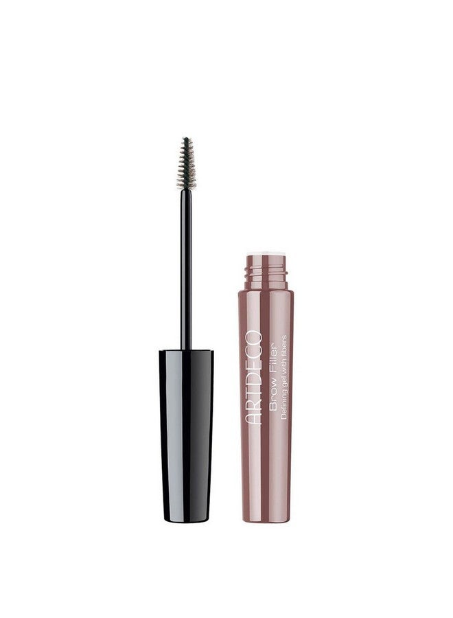Brow Filler Light Brown N°02 Make Brows Fuller & Thicker Tinted Gel Shapes, Defines Brows & Fixes Them In Place Mini Brush For Easy Application Eyebrow Gel Eye Makeup 0.24 Fl Oz