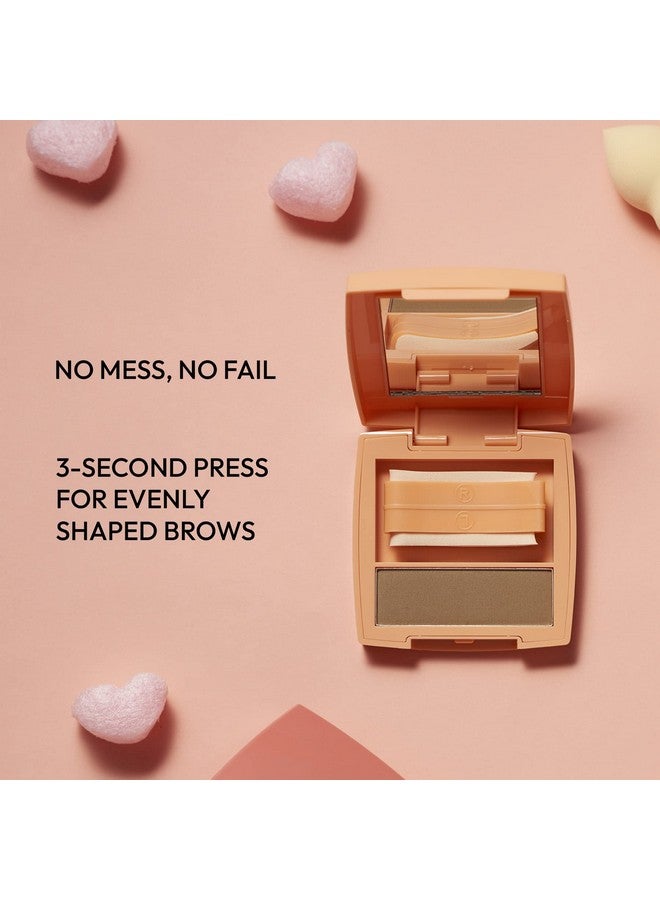 Magic Eyebrow Stamp Eyebrow Powder (Straight, Milk Tea Brown)