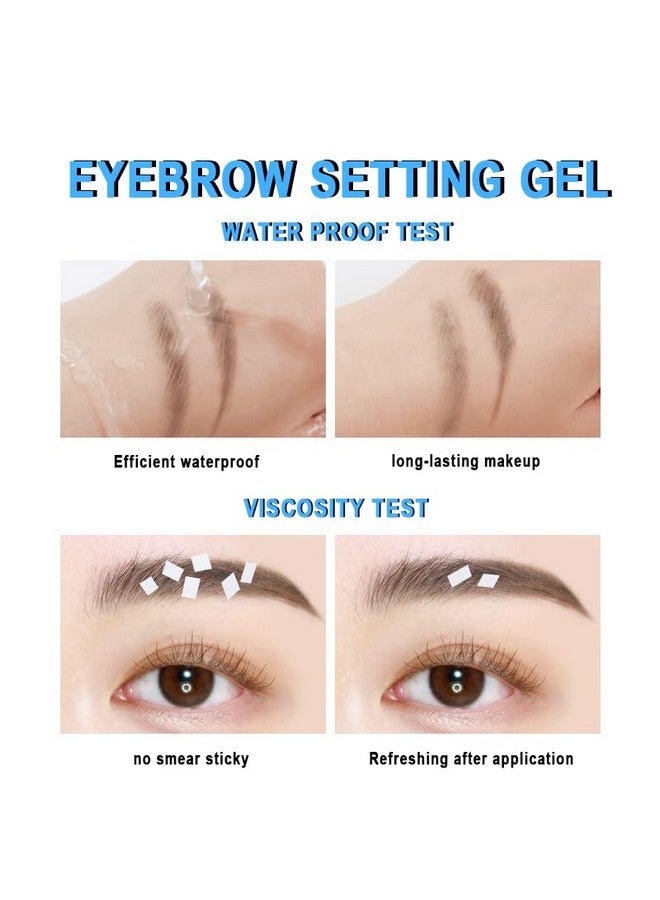 Eyebrow Setting Gel, Brow Fix Gel, Waterproof And Sweatproof Eyebrow Repair Liquid Brows Styling Beauty Salon Home Use Makeup,For Flawless Eyebrows All Day