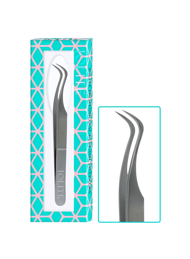 Eyelash Tweezer Eyelashes Grafting Tweezers Anti Static Stainless Steel Nippers