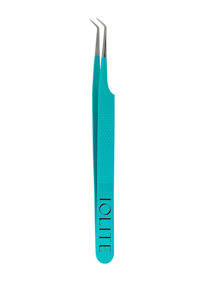 Lash Tweezers Professional Stainless Steel Curved Precision Tweezer for Eyelash Extensions, Volume Lashes, Electronics, Laboratory Work, Jewelry-Making,Crafting,Soldering, 2D-3D False Lashes, Nail Art