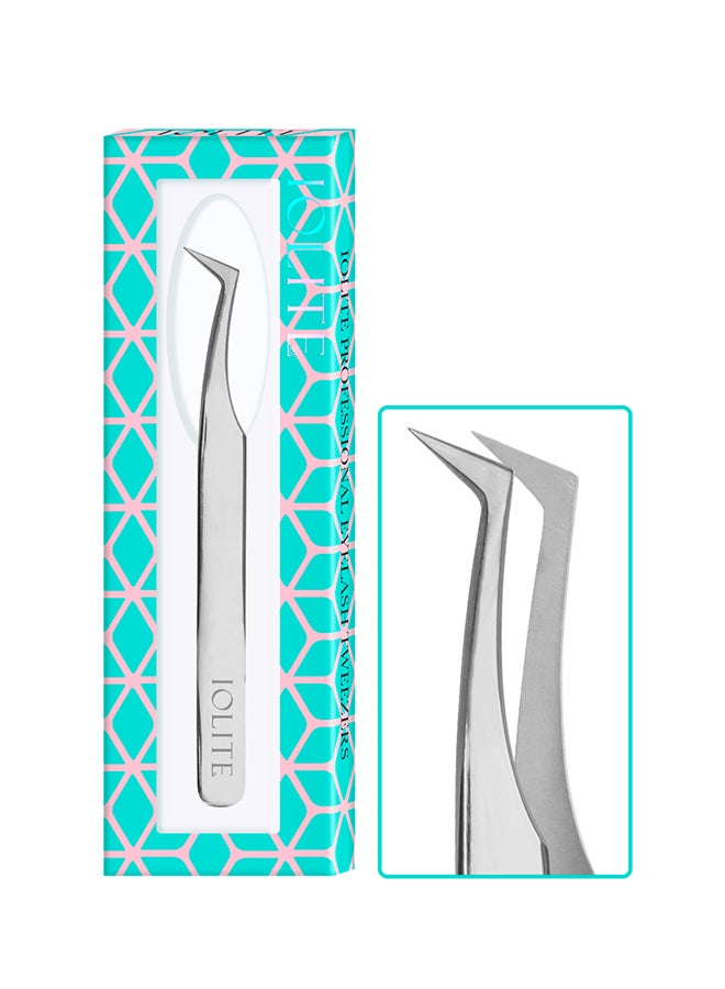 Tool Stainless Steel Plasma Coating 12Cm Axe Tips Eyelash Volume Tweezers