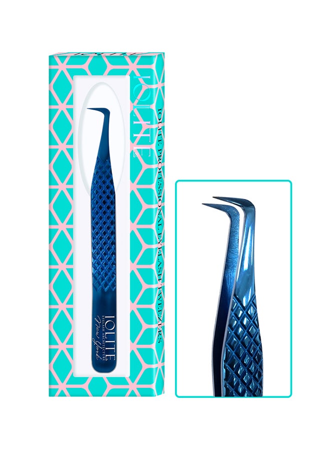 Lash Tweezers Professional Stainless Steel Curved Precision Tweezer for Eyelash Extensions, Volume Lashes, Electronics, Laboratory Work, Jewelry-Making,Crafting,Soldering, 2D-3D False Lashes, Nail Art