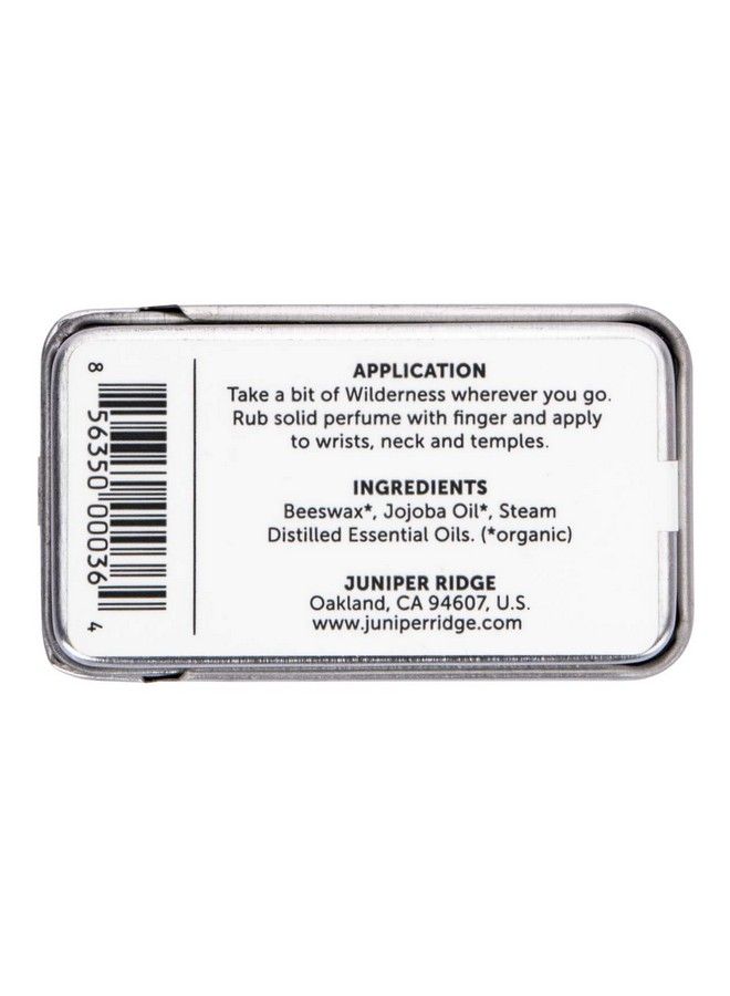 White Sage Solid Perfume | Wildharvested Essential Oil Blend | Unisex Fragrance | Travel Friendly | 0.5 Oz Tin