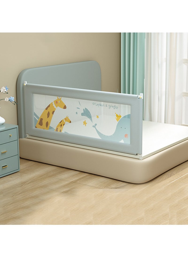 Baby Bed Rails Guard for Toddlers, Baby's Bedrail Kids Safety Beds Fence 200cm Extra Length（1 PCS For 1 Side）