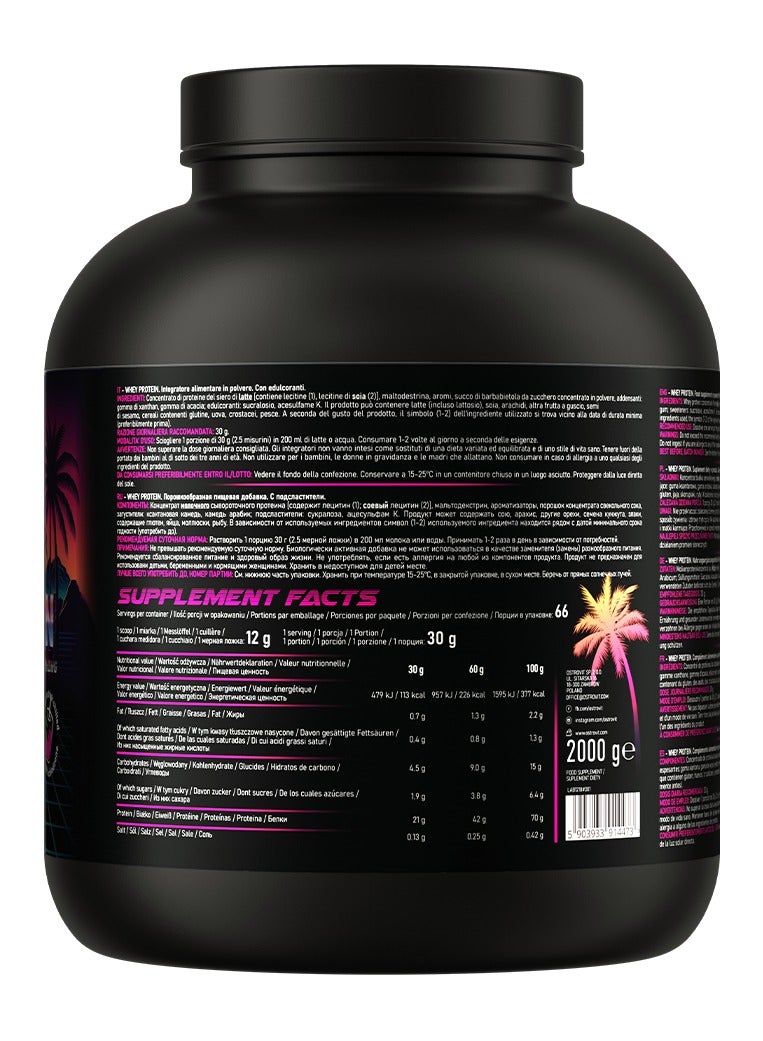 OstroVit Whey Protein High Protein Miami Vibes Flavor 2000g