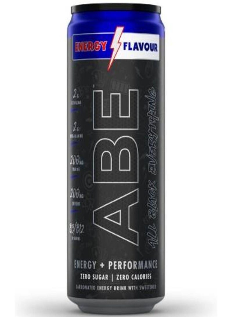 Applied Nutrition ABE Carbonated Energy Drink Energy Flavor 330ml Pack of 12