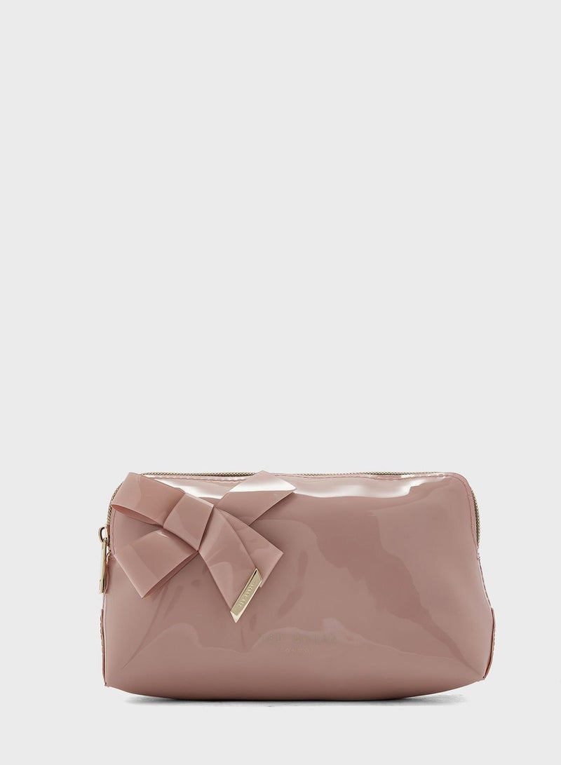 Nicolai Knot Bow Cosmetic Bag