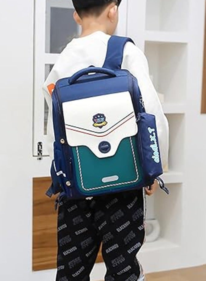 Kids Rolling Backpacks Fashion Printed Trolley School Bags Large Capacity Wheeled Kids Luggage Bag for Elementary Boys Girls Schoolbag