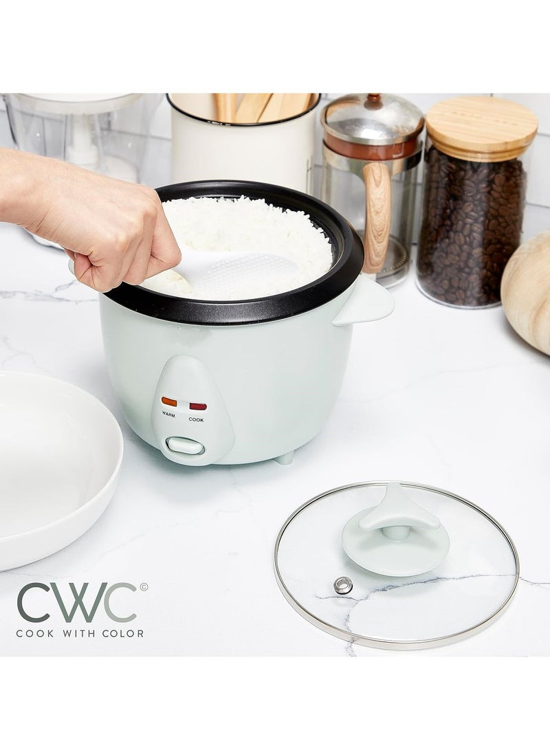 Rice Cooker 300W Effortless Cooking And Perfectly Cooks 3 Cups Of Raw Rice For 6 Cups Of Cooked Rice Sage