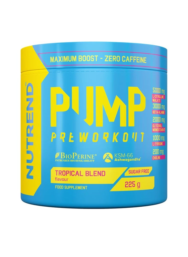 Nutrend N1 Pre Workout Pro Tropical Blend Flavor 255g