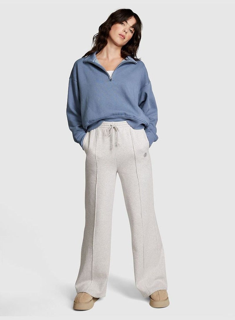 Premium Fleece Wide-Leg Pants