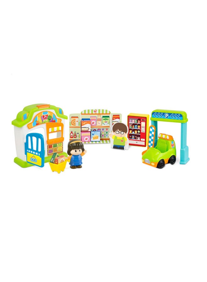 Family Supermarket Playset And Figures