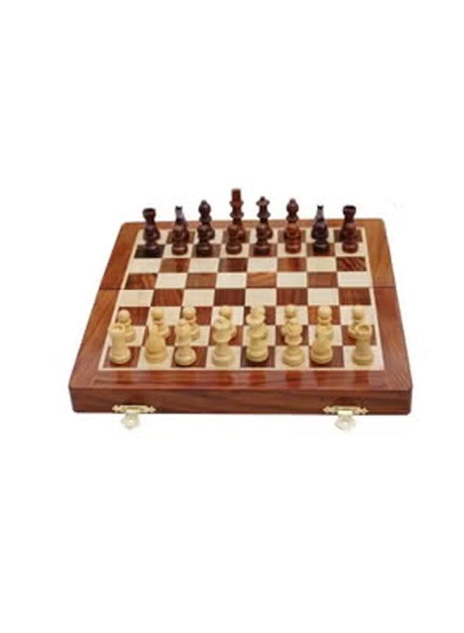 3-in-1 Multifunctional Wooden Chess Set Folding Chessboard Game Travel Games Chess Checkers Draughts and Backgammon Set Entertainment Educational Toys