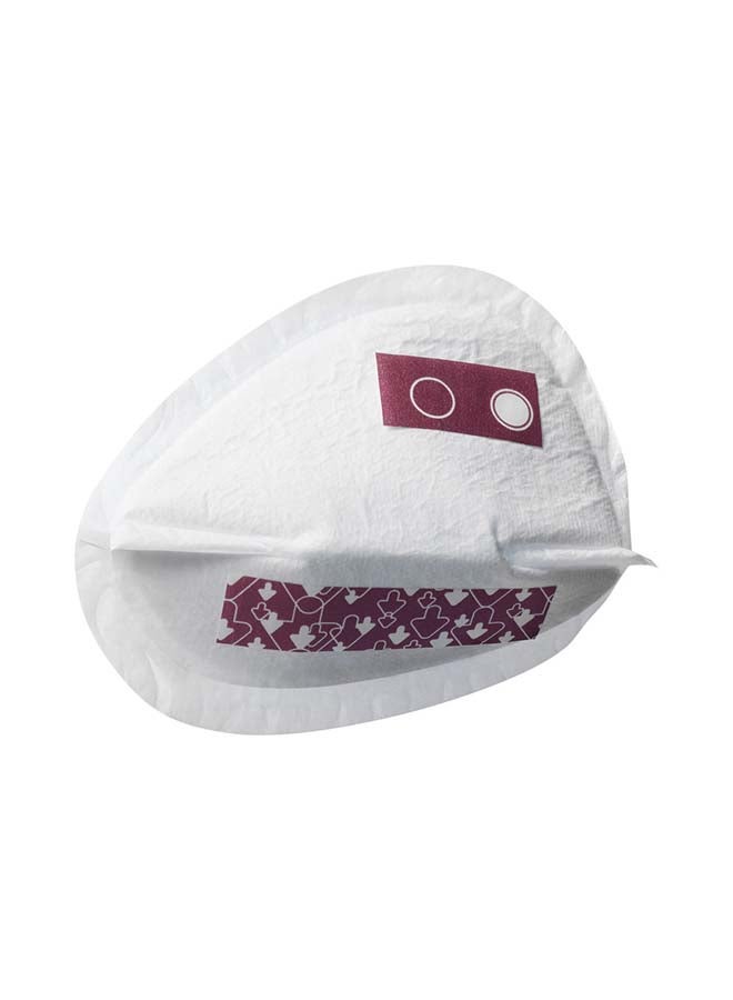 Made for Me Daily Disposable Breast Pads, Soft, Absorbent and Leak-Free, Contoured Shape, Adhesive Patch, Large, Pack of 24