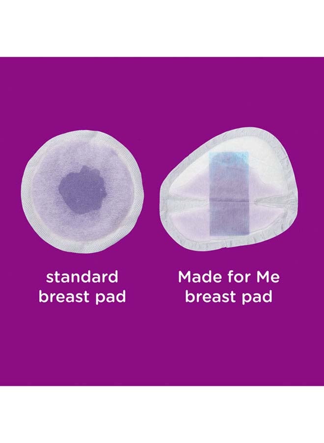 Made for Me Daily Disposable Breast Pads, Soft, Absorbent and Leak-Free, Contoured Shape, Adhesive Patch, Large, Pack of 24