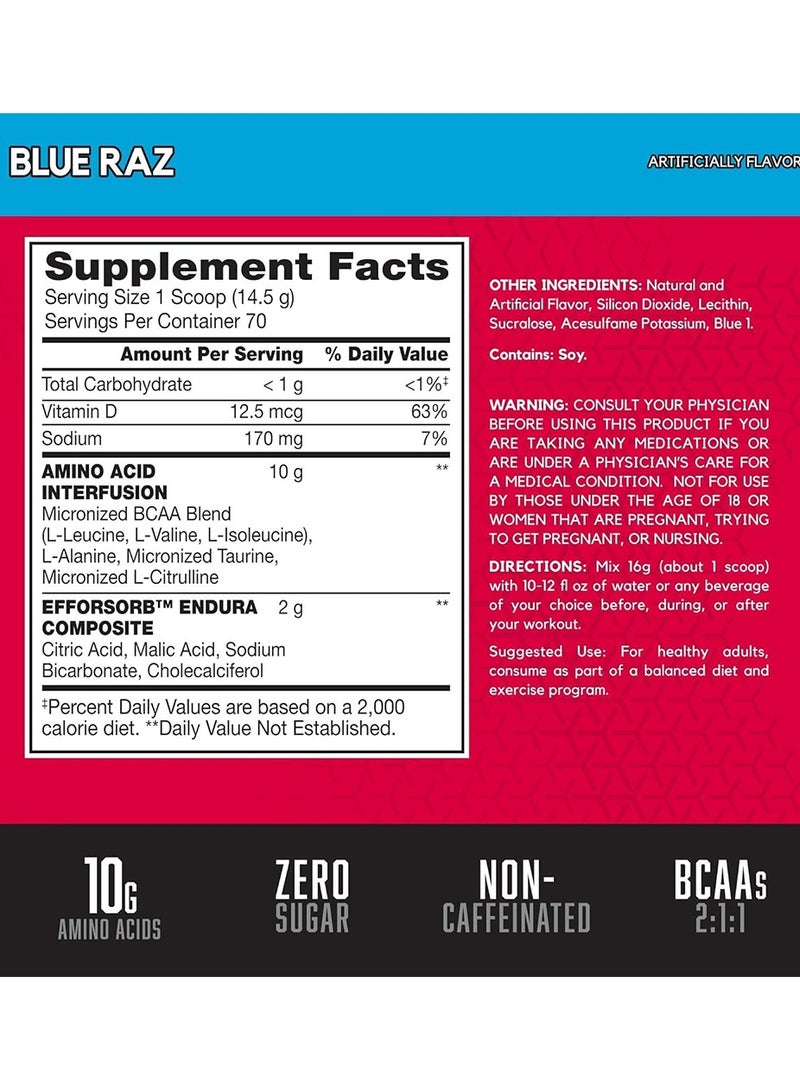 BSN Amino X 70 Servings Blue Raz 1.02kg