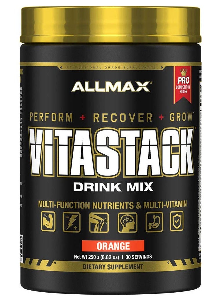 ALLMAX Vitastack Drink Mix Orange Flavor 250 gram
