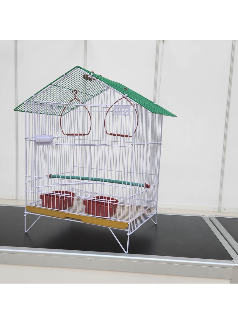 MBS Baby Medium Bird Cage A Stylish Retreat for Small to Medium Sized Feathered Friends  45.72 x 38.1 x 30.48 cm