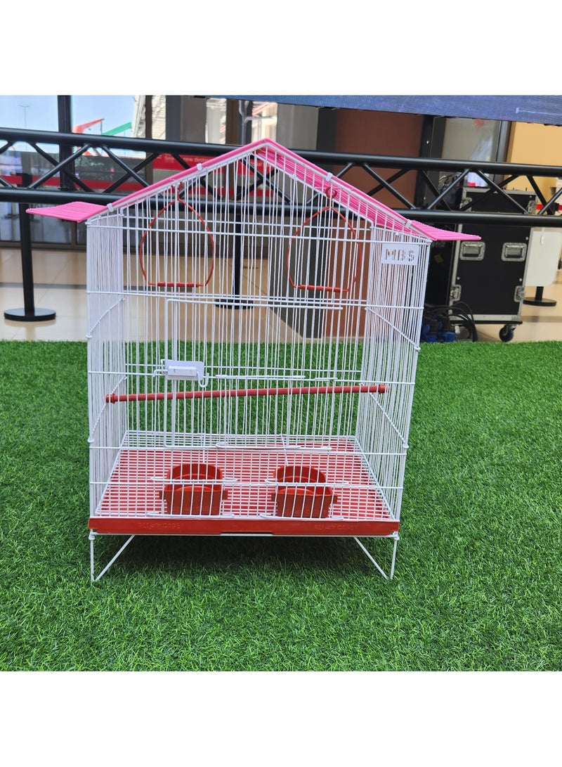 MBS Baby Extra Large Bird Cage Durable, Portable, and Stylish Haven for Your Feathered Friends 55.88 x 45.72 x 35.56 cm