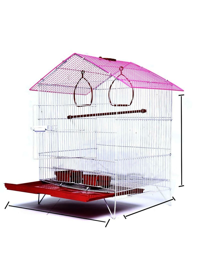 MBS Baby Extra Large Bird Cage Durable, Portable, and Stylish Haven for Your Feathered Friends 55.88 x 45.72 x 35.56 cm