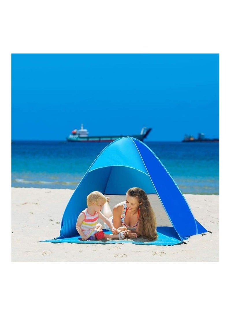 Automatic Pop Up Instant Portable Outdoors Quick Cabana Beach Tent Sun Shelter 2-3 Person Anti-UV