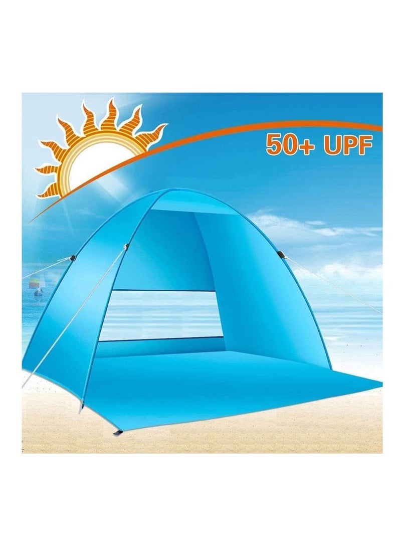 Automatic Pop Up Instant Portable Outdoors Quick Cabana Beach Tent Sun Shelter 2-3 Person Anti-UV