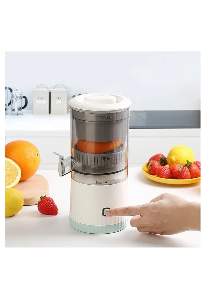 Portable Electric Orange Juicer USB Rechargeable Orange Lemon Juice Squeezer Household Wireless Juice Machine Mini Juicer Cup