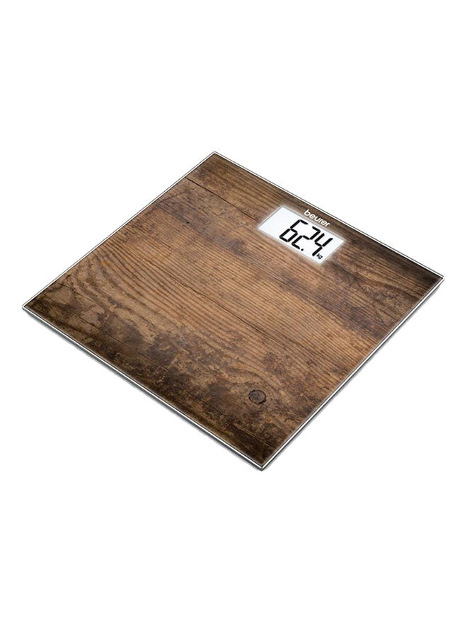 Wooden Pattern Digital Glass Weight Scale GS203