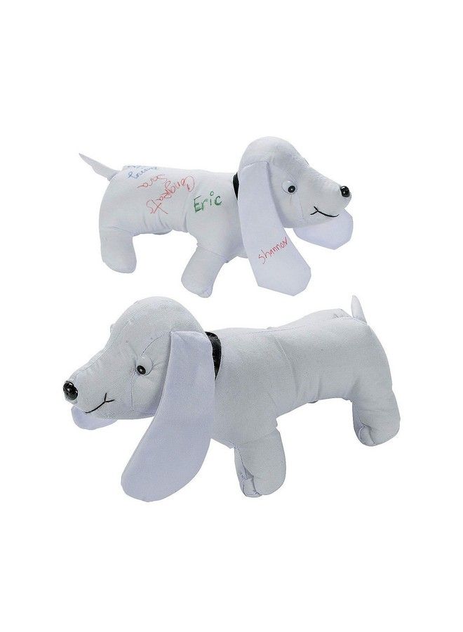 Autograph Stuffed Dog Graduation And Fun Gift For Kids