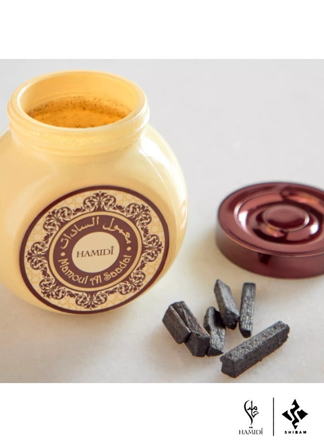 Luxury Bakhoor Oud Muattar Mamoul Al Saadat 50gm