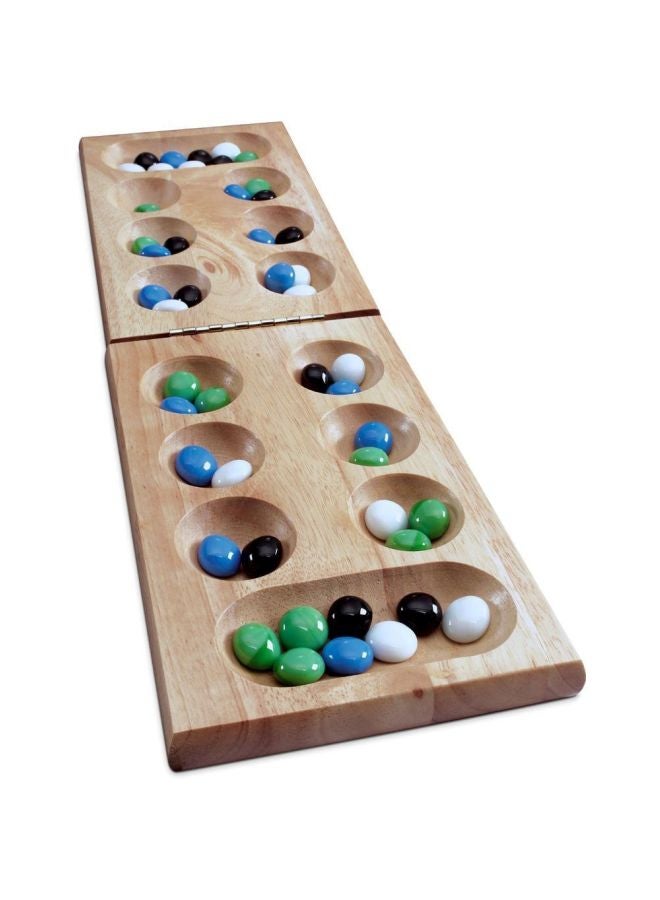 Mancala Solid Wood Folding Game