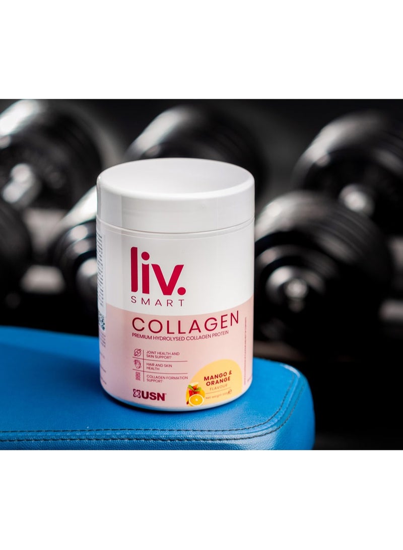 USN Liv. Smart Collagen Mango And Orange Flavor 330 gram